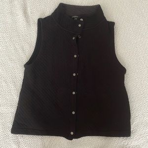 Eileen Fisher Organic Cotton Quilted Vest